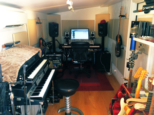 Brandon Christy's backyard "Man cave." 