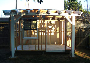 Free Standing Framed Structure